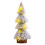 Mini Christmas Trees Set Bottle Brush Flocked 4 Pcs 2