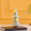 Mini Christmas Trees Set Bottle Brush Flocked 4 Pcs 4