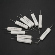 20 PeçAs Fio Enrolado Resistor De Cimento Cerâmico 2 Ohm 10 W Watt