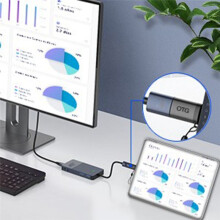 USB 3.0 Docking Station, Triple Display USB Hub Dual Monitor, USB C Laptop Docking Station for M1 M2