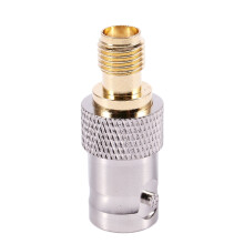F / F RF SMA Female to BNC Female Adapter Antenna Cable with Antenna Cable Adapter for UHF Base and Mobile Antennas
