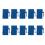 20Pcs RJ45  Jack Cat6 Extension Coupler Ethernet Network LAN Cat 6 Coupler Jacks Extend Adapter, & Black 6