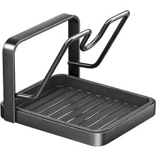 Estante para guardar tapas de ollas de cocina - Acero al carbono, individual o