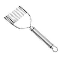 Ensemble coupe-pommes de terre ondulées et coupe-frites ondulées, acier inoxydable,