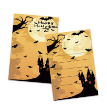 Προσκλήσεις για πάρτι με φαντάσματα για το Halloween, συσκευασία των 30 τεμαχίων,