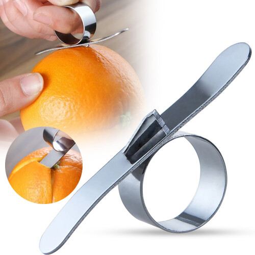 Rozsdamentes acél narancs- és pomelo hámozógyűrű
