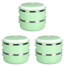 Boîte à lunch isotherme empilable – Acier inoxydable 304, scellée