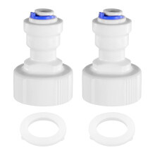 Adaptateur de filtre Ă eau en plastique 3/4" Ă 1/4" (paquet de 2)