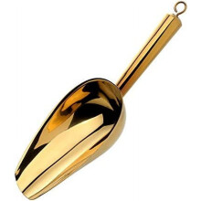Stainless Steel Scoop Gold – Mirror Finish, 9.8"