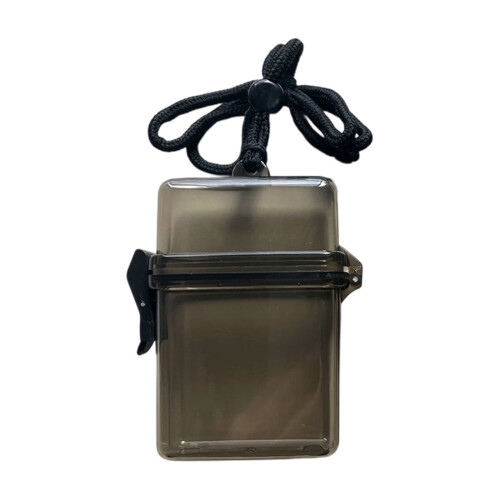 Estuche de almacenamiento de plástico impermeable 12x9,4x3,7cm