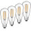 Ampoules LED Edison ST19 à intensité variable, 2700K, culot E26, lot de 4 1