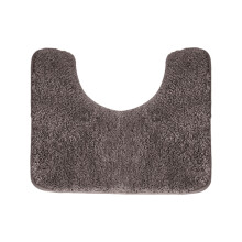 Tapis de bain vert en forme de U 10 x 20 pouces