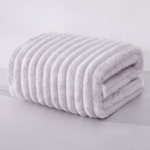 Serviette de bain en velours 40 x 80 cm, douce, absorbante et à séchage rapide