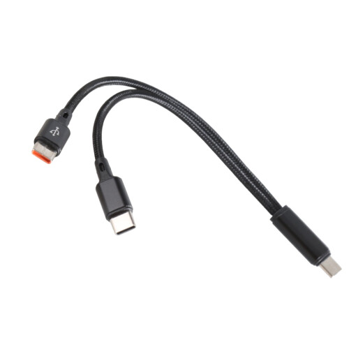 Καλώδιο διαχωριστή USB CY2-θύρα φόρτισης για δύο συσκευές