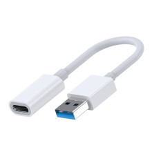 USB3.0 e USB-C com suporte para 3A e 15cm