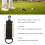 10pcs Golf Tee Holder with Hook, Durable Nylon Carry Bag, Black 7