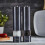 Cooks Professional Cooks Professional Electric Salt and Pepper Mill Set | Graphite 2