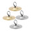 Handheld Finger Cymbals for Belly Dancing 2 Pairs 5