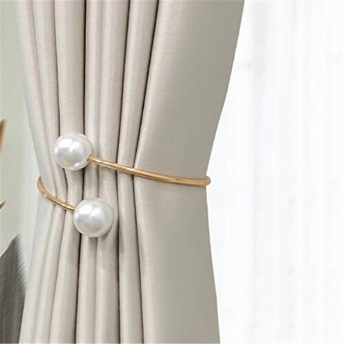 Metallgardinfeste med vridesign, uten boring 1