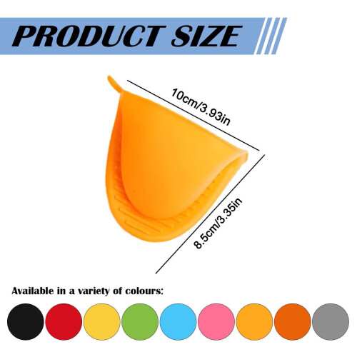 Mănuși de cuptor din silicon cu prindere striată – 6 bucăți 2