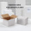 Verzenddozen 7x6x5 inch, wit, gegolfd, set van 40 6