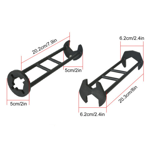 Basin Wrench Set Multifunctional 7 Sizes 2