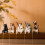 Set van 5 Japanse visbeeldjes van hars 2