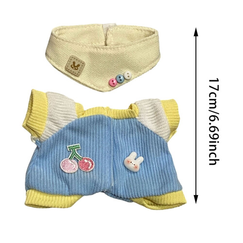 17 cm Puppenkleidungsset Premium-Modekleid 1