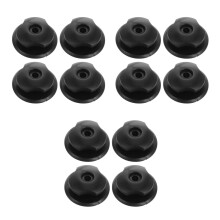 12Sets PP Auto Haken Schwarz Robuste Befestigung Für Und Netze