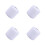 4Rolls Cotton Craft Rope White Soft Braided String for DIY Knitting 1