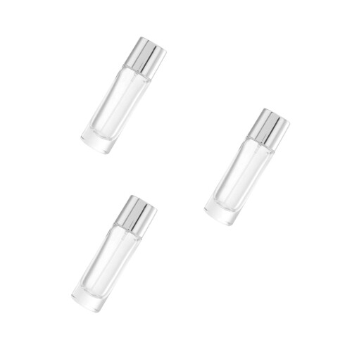 3Pièces Flacons Spray Bitters Verre Argenté Compact Bar