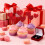 Hartvormige cupcakeversieringen met glitter (20 stuks) 5