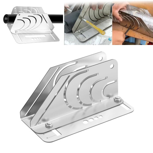Foam Pipe Insulation Cutting Guide 45 Rubber Insulation Pipe Cutter Professional Foam Pipe Cutter Tool Adjustable 1