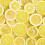 Uppblåsbar citronskiva-dekoration gul 5 cm 8