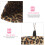 Small Animal Bed Leopard Pattern Cozy Warm Nest for Hamster Mouse Rat Squirrel 7