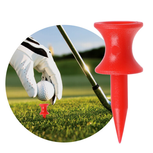 Plastic golftees met kleine step-down, 50 stuks 1