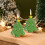 Bougie parfumée AuroraX Mini pour sapin de Noël avec 5