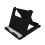 Universal Foldable Phone Stand for Vertical and Horizontal Viewing Adjustable Support Black 2