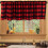 Buffalo Check Plaid Window Valance White Black Farmhouse 5