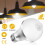 Ampoule LED E27 à détecteur de mouvement 9W 1000lm 6500K 1