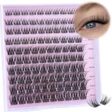 Jednotlivé prodloužení řas Wispy Lash Clusters 100 ks