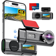 4K frontkamera med WiFi, 170 vidvinkel, mörkerseende