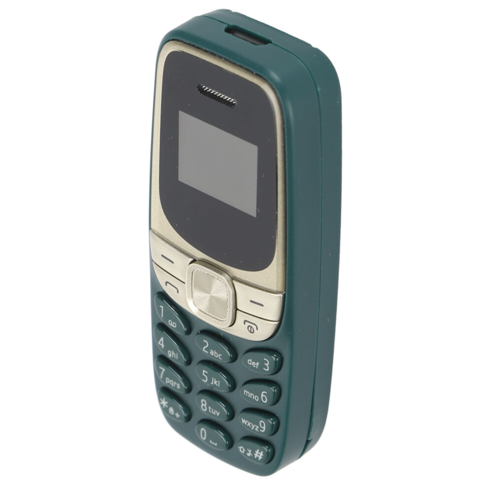 Mini Glow Bluetooth Dialer Cell Phone Dual Sim, 2G Gsm, 0.66 Inch Green 9341386360892
