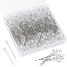 Floral Rhinestone Pins 51 mm 100 pcs