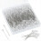 Floral Rhinestone Pins 51 mm 100 pcs 1