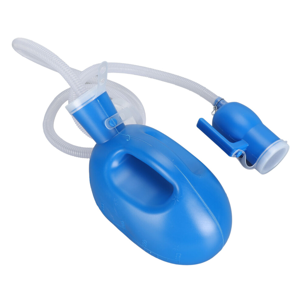 Blue 2000Ml Men Portable Urinal Bottle Spill-Proof Reusable Camping