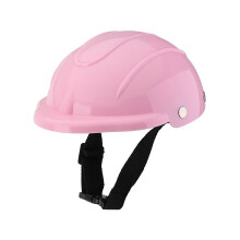 Pink ridehue til hund – åndbar, beskytter mod sol og regn,