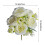 Bouquet di rose artificiali in seta a 5 rami 3