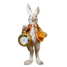 Veľkonočná ozdoba Gentleman Rabbit, živica, 2,56 x 8,27 palca