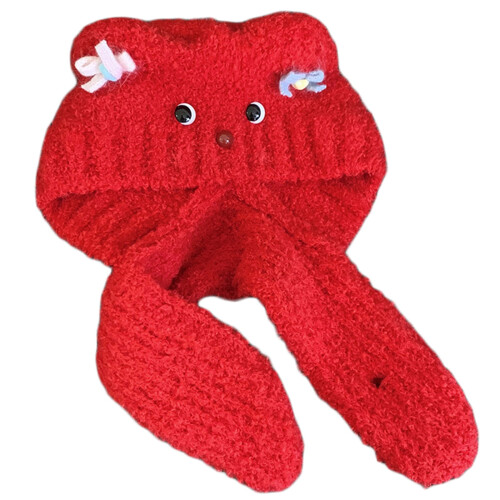 Cappello con orecchie da orso per bambini e ragazzi, stile Lolita morbido